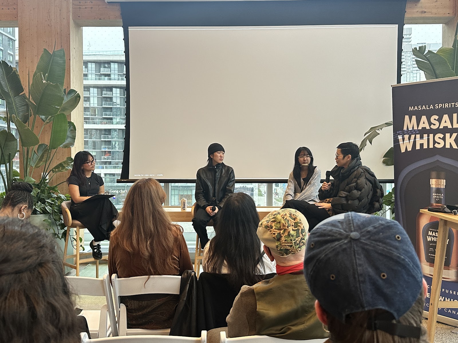 TMU fashion panel speakers left to right: Serena Li, Audrey Smiley, Shelli Oh.